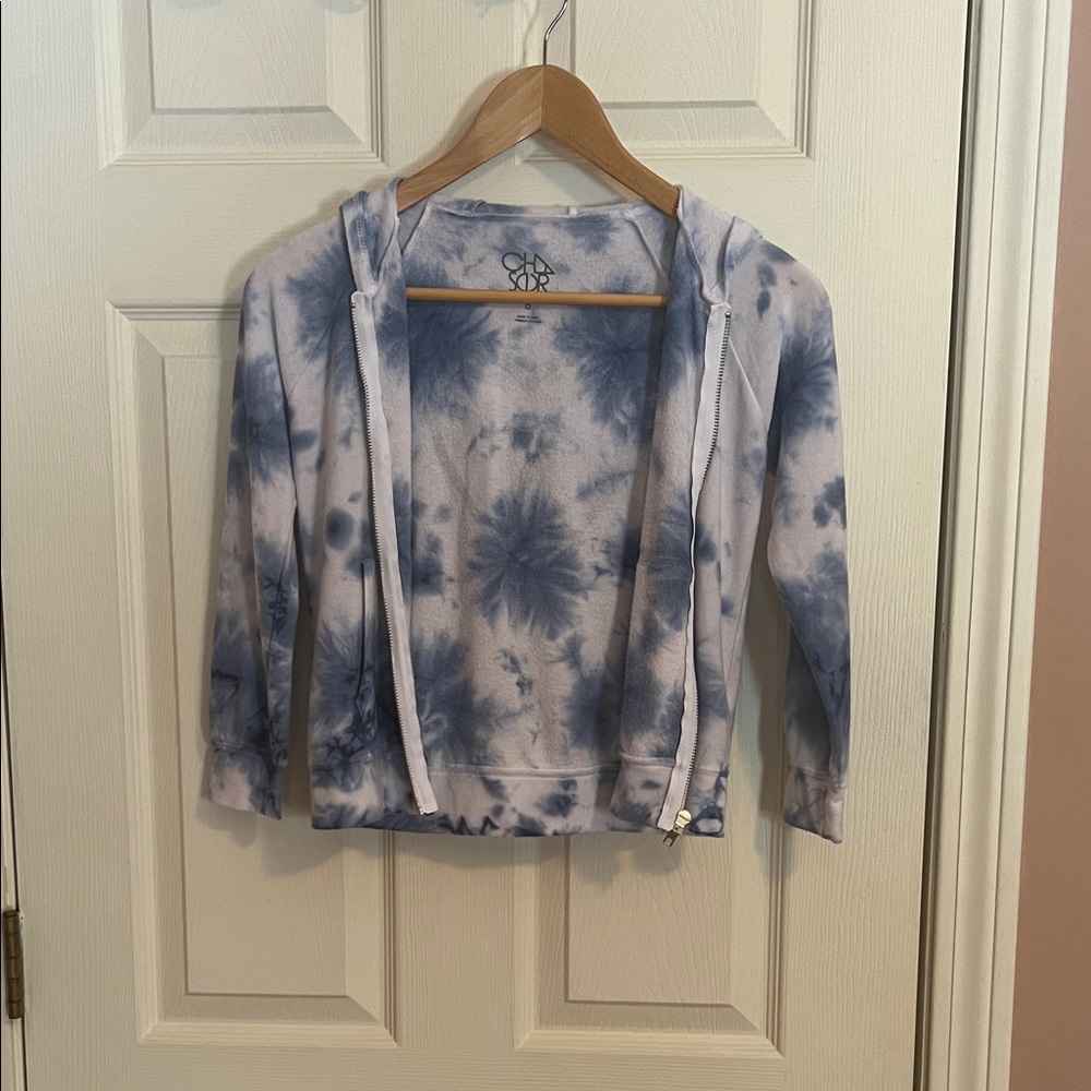 Chaser Blue Tie-Dye Hoodie